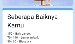 Tangkapan Layar Link Ujian Seberapa Baiknya Kamu Google Form/ Sumber: taqecy.blogspot.com
