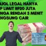 Pinjol Legal Hanya KTP Limit Rp20 Juta Bunga Rendah 5 Menit Langsung Cair
