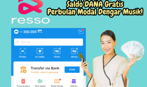 Rp300.000 Saldo DANA Gratis 2023 Perbulan Modal Dengerin Musik!