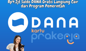 Rp4,2jt Saldo DANA Gratis 2023 dari Pemerintah, Daftar di Sini!