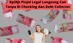 Rp30jt Pinjol Legal Cair 5 Menit Tanpa BI Checking dan Debt Collector
