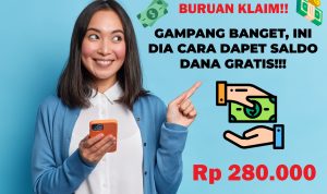 TERBUKTI MEMBAYAR: Buruan klaim saldo DANA gratis Rp 280.000 selama Ramadan 2023.