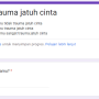 Tangkapan Layar Link Test Trauma Jatuh Cinta Via Google Form