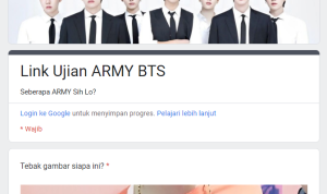 Link Ujian ARMY BTS