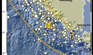Gempa terkini sebesar magnitudo 3,5 melanda wilayah Bengkulu pada Selasa (28/3). BMKG melaporkan bahwa gempa terkini terjadi pada pukul 07.32.