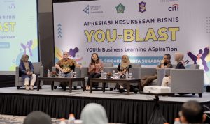 Sebanyak 100 lebih pelaku bisnis muda yang berasal dari wilayah Jawa Timur, Jawa Barat turut berpartisipasi dalam ajang pameran