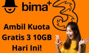 Sudah Ambil Kuota Gratis 3 (Tri) 2023 10GB Untukmu Hari Ini