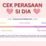 Hasil Link Tes Online 'Apakah Dia Menyukaiku'/ Tangkap Layar Arealme.com