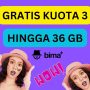 Buruan! Klaim Kuota Gratis 3 Unlimited Hingga 36GB