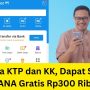 Tidak Perlu KTP dan KK, Saldo DANA Gratis Rp300.000 Langsung Cair