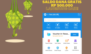 Dapatkan 500K Saldo DANA Gratis Langsung Cair, Untuk Lebaran Nanti!