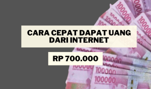 Cara Cepat Dapat Uang Dari Internet Langsung Cair Ke E-Wallet Kamu!