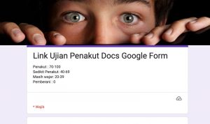 LINK Tes Ujian Penakut Google Form, Berani Nonton Film Horor Sendirian?