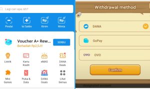 Cara Cepat Login Terbaru Dapat Uang Gratis Ke DANA Lewat Game Ini Withdraw Saldo DANA di Game SuperLandLady, Cara Cepat Dapat Uang/ Kolase DANA dan SuperLandLady