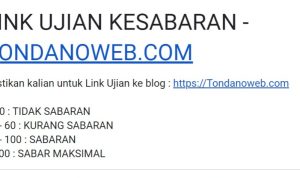 Link Tes Ujian Kesabaran, Apakah Kesabaran Kamu Setipis Tisu?