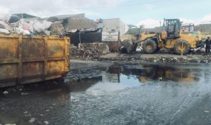 Jelang Kedatangan Jokowi, Gunungan Sampah di TPS Pasar Baleendah Menghilang Jelang Kedatangan Jokowi, Gunungan Sampah di TPS Pasar Baleendah Menghilang