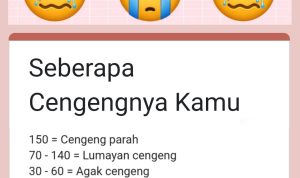 Tangkapan Layar Link Ujian Cengeng Goonge Form