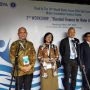 Direktur Jenderal Pembiayaan Infrastruktur Pekerjaan Umum dan Perumahan Rakyat (PUPR) Herry Trisaputra Zuna (kiri), Rektor ITB Reini Djuhraeni Wirahadikusumah (dua dari kiri) dan Sekda Prov Jabar Setiawan Wangsaatmaja saat di workshop rangkaian world water forum 2024. Hendrik Muchlison/Jabar Ekspres.