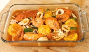 Menu Pedas! Resep Seafood Saus Padang