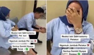 Berita Viral ! Istri Sah Pergoki Suami Berselingkuh di Kantor Polisi