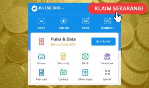 Rp150 Ribu Bisa Diklaim! Begini Cara Dapat Uang dari DANA