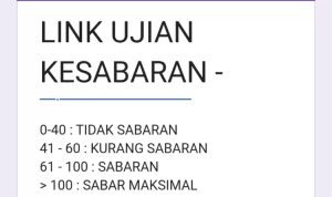 LINK Tes Kesabaran ! Ketahui Seberapa Sabarnya kamu ?