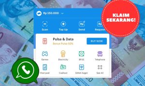Dapat Uang dari DANA Senilai Rp150 Ribu Pake Nomor WhatsApp Dapat Uang dari DANA Senilai Rp150 Ribu Pake Nomor WhatsApp