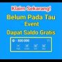 event saldo dana gratis