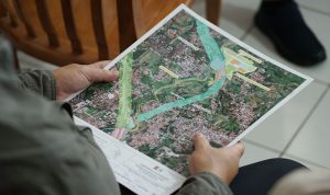 Peta perencanaan proyek lanjutan Tol BORR Seksi IIIB, Tanah Sareal, Kota Bogor. (Yudha Prananda / Jabar Ekspres)