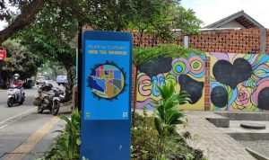 LINGKUNGAN ASRI: Kondisi Ruang Curhat Curug Tilu Kota Bandung yang masih nampak terjaga kebersihannya. (HENDRIK MUCHLISON/JABAR EKSPRES)