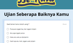 Link Ujian Seberapa Baiknya Kamu Google Form