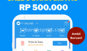 Daftar Segera dan Dapatkan Saldo DANA Gratis Rp500 Ribu