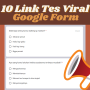10 Daftar Link Tes Ujian Google Form Viral