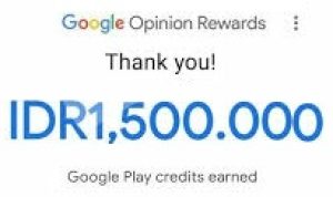 Saldo GoPay Gratis Lewat Aplikasi Google Opinion Rewards, Yuk Gabung! saldo gopay gratis