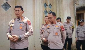 Kapolresta Bogor Kota, Kombes Pol Bismo Teguh Prakoso memastikan dua orang pelaku pembacokan di Simpang Pomad Kota Bogor sudah diamankan. (Yudha Prananda / Jabar Ekspres)