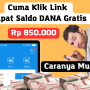 Terpercaya! Cuma Klik Link Bisa Dapat Saldo DANA Gratis Rp 850.000, Caranya Mudah!
