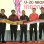 PSSI saat meluncurkan merchandise untuk Piala Dunia U-20
