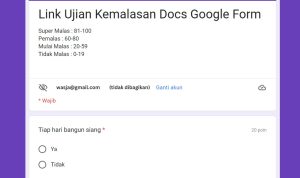 LINK Tes Ujian Kemalasan Gratis Via Google Form Docs, Seberapa Malas Kamu Orangnya?
