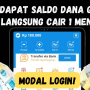 Modal Login! Langsung Cair 1 Menit, Cara Dapat Saldo DANA Gratis Rp180 Ribu