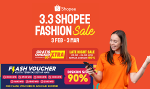 Nantikan Promo Puncak Shopee 3.3, dan Dapatkan Emas 1 Gram!