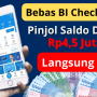 Bebas BI Checking , Pinjol Saldo Dana Rp4,5 Juta Langsung Cair!