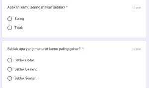 Link Tes Ujian 'Seblak' Google Form, Cek Seberapa Seblak Dirimu! Link Tes Ujian 'Seblak' Google Form, Cek Seberapa Seblak Dirimu!