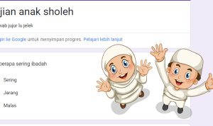 Link Tes Ujian Anak Soleh via Google Form, Sedekat Apa Kamu dengan Allah?
