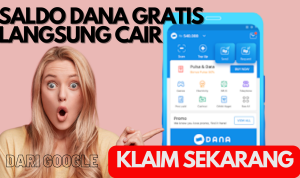 Ini Dia Cara Klaim Saldo DANA Gratis Langsung Cair dari Google Rp280 Ribu
