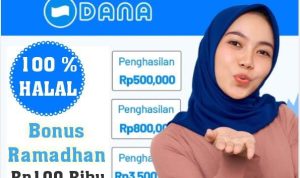 Cara Dapat Saldo DANA gratis 100 persen halal