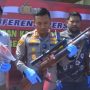 konferensi pers kasus pemuda di Cianjur yang nekad tembak pacar sendiri.