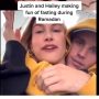Justin Bieber dan Hailey saat wawancara dan menyebut Puasa Tak Masuk Akal