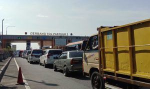 Ist. Arus lalulintas padat saat mudik lebaran beberapa tahun lalu. Foto. Sandi Nugraha.