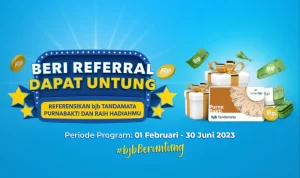 Bank bjb senantiasa memanjakan nasabah baru maupun existing melalui berbagai promo dan Beri Referral dapat Untung (Beruntung).