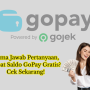 Modal Jawab Pertanyaan Tanpa Aplikasi dapat Rp9.000-Rp45.000 Saldo GoPay Gratis